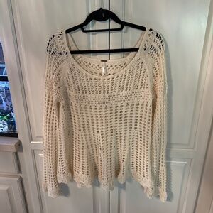 Free People peplum top.